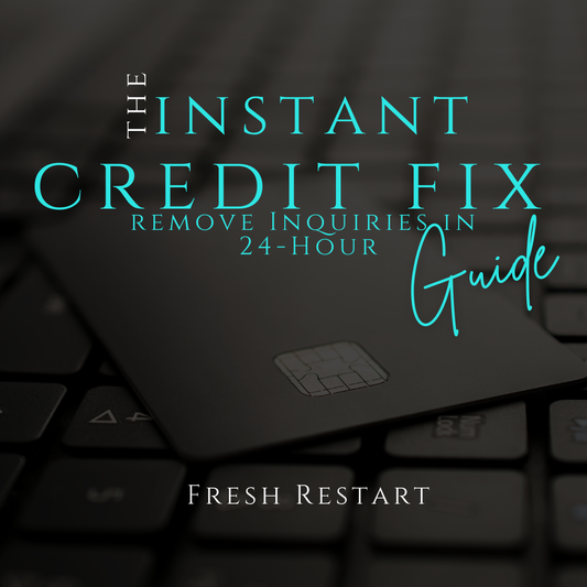 The Instant Credit Fix Remove Inquiries In 24 Hours Guide